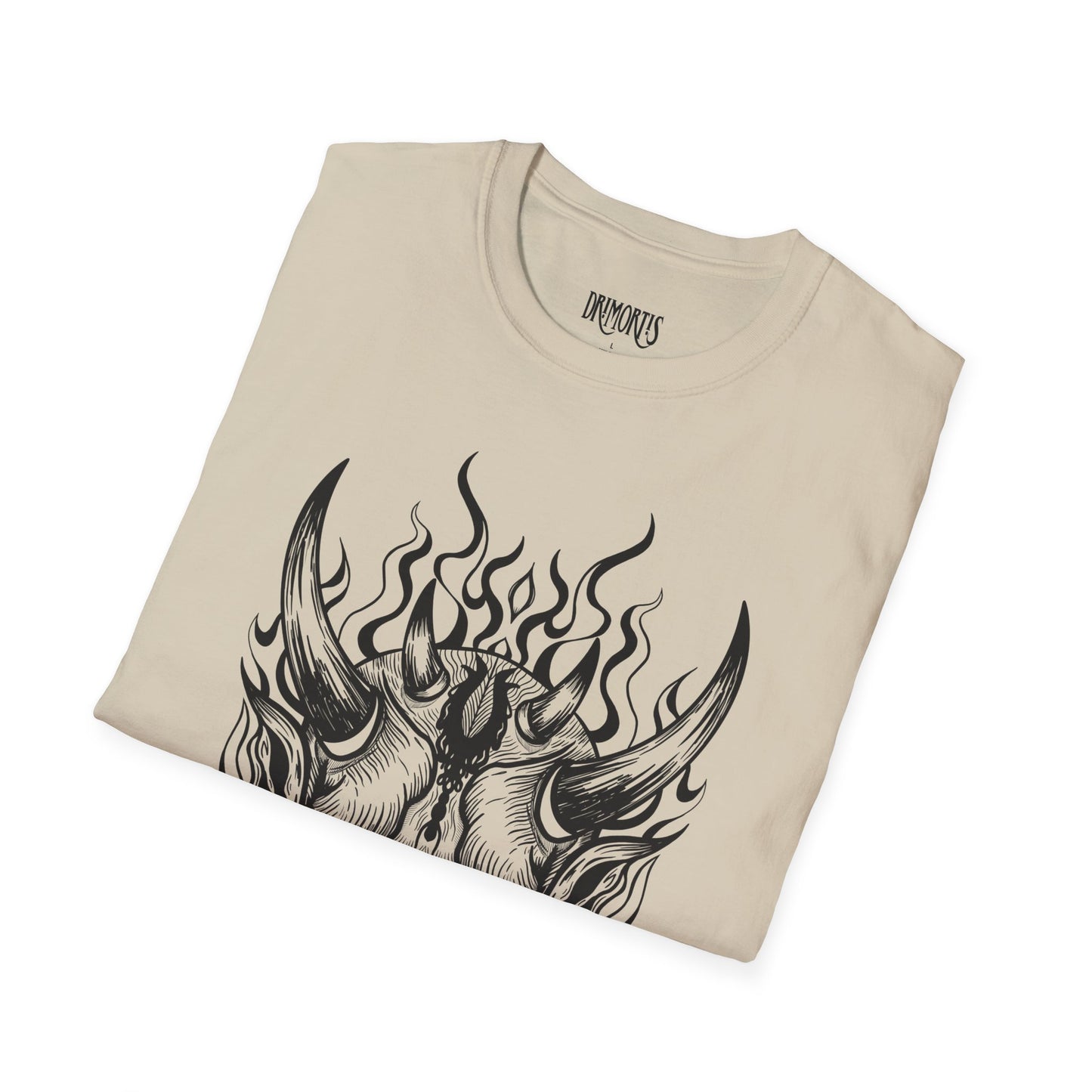 Oni Mask T-Shirt Sand & Graphite Heather